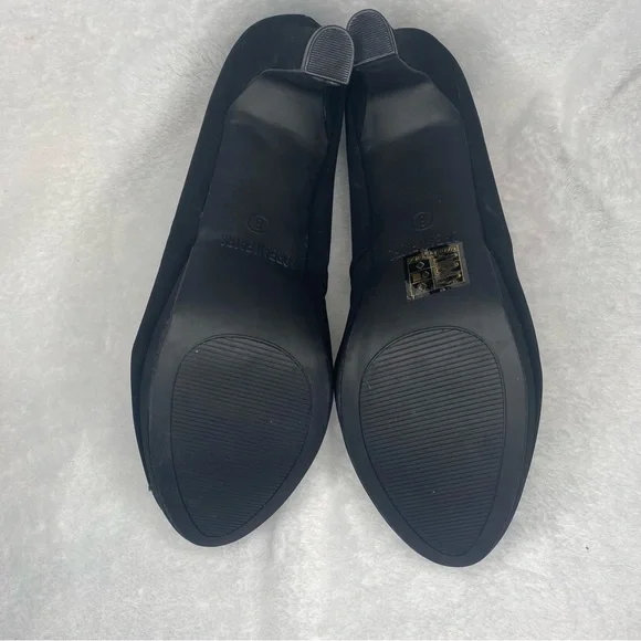 Dream Pairs Black Suede Pumps size 8 - Picture 6 of 9